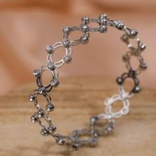 92.5 STERLING SILVER Ring Cum Bracelet ADJUSTABLE BRACELET