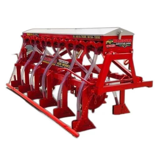 Paint Coated Mild Steel Seed Drill, For Agriculture, Size : 8 X 4 X 2.5