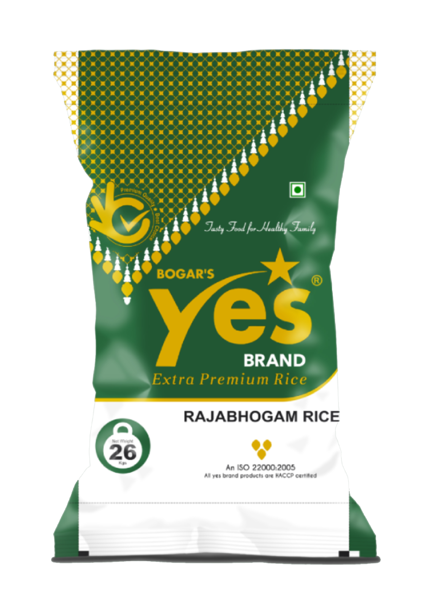 Rajabogam Ponni Rice - Yes Brand